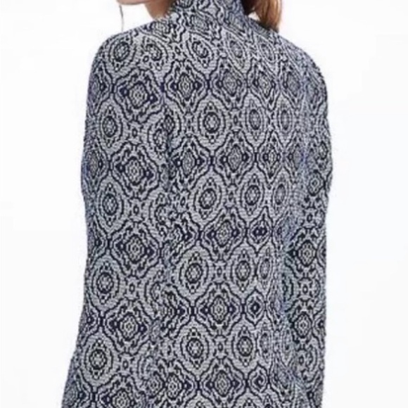 NWT Banana republic size 4 Tile Jacquard blazer - Picture 3 of 12